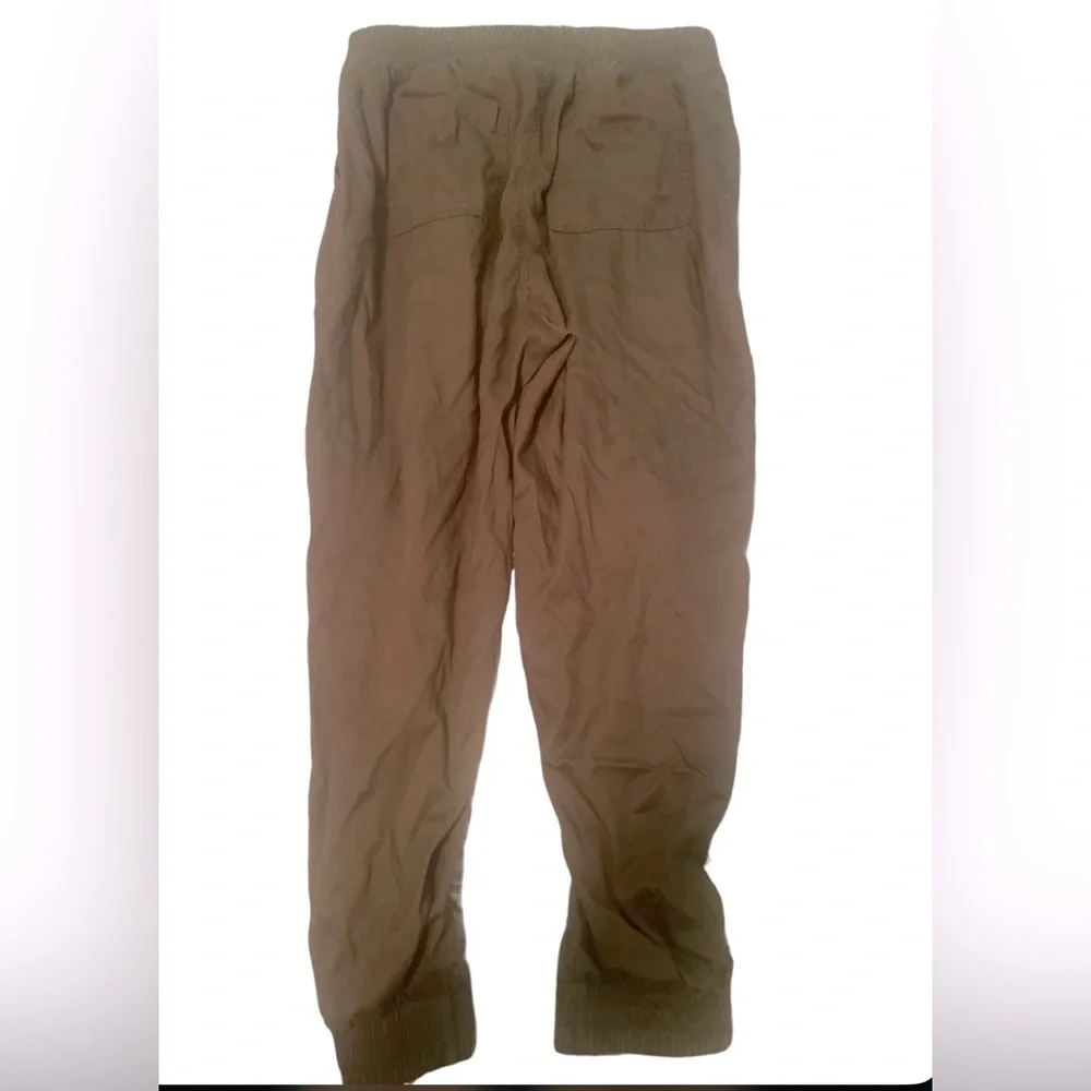 Olive Green Cargo Loose fit Pants - Picture 3 of 4